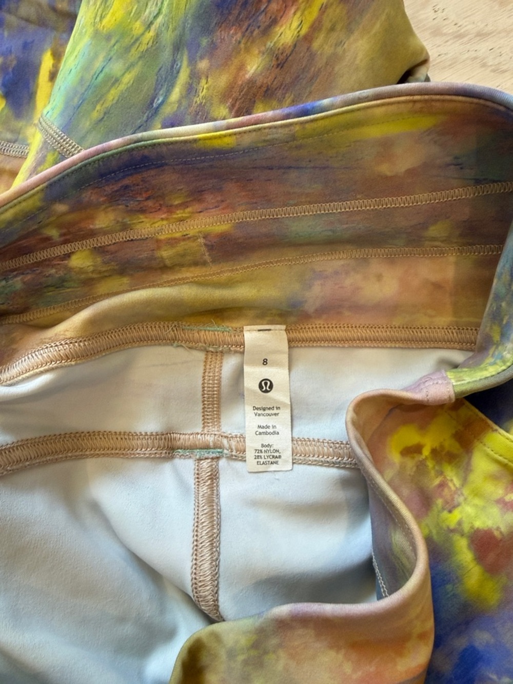 Lululemon Cargo Super High-Rise Hiking Tight 25” in Altered Nature Size 8 - Picture 12 of 13